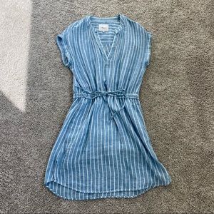 Rails blue and white striped dress